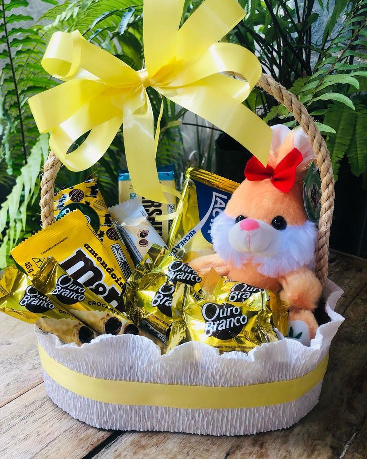 Cesta Doce Encanto – Edição Ouro Branco Kids